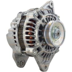 Alternador Empilhadeira Mitsubishi FG25 Hyster XM Clark e Caterpillar Todos com motor 4G63 4G64 Polia Simples