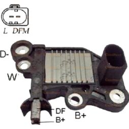 Regulador de Voltagem para Volkswagen Gol - Voyage - Saveiro - Polo - Fox - Golf - Kombi & Iveco Daily & Escavadeiras