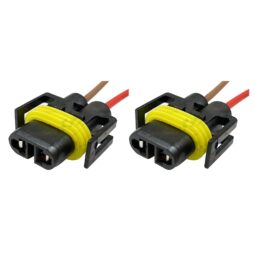 Par de Chicotes Conector Lâmpada H8 - H11 - H13 & Ford Focus - Fusion