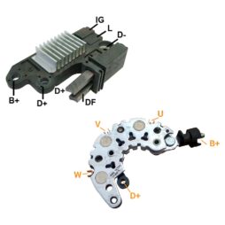 Placa Retificadora e Regulador de Voltagem para Chery QQ – Face