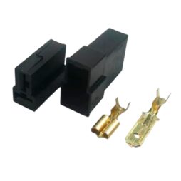 Kit Chicote Macho e Fêmea 2 Vias  com terminal 6.3 mm