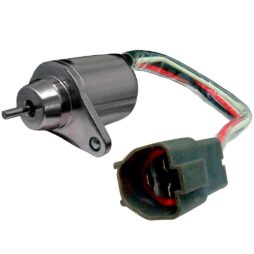 Valvula Solenoide de Parada para Equipamentos com motor Yanmar 3TNE84 - 3TNE88 - 4TNE84 - 3TNV70 - 3TNV76 - 4TNV84 - 4TNV94L-SFN - 4TNV98L-SFN - 4TNV106-GGE - R55-7 - R60-7